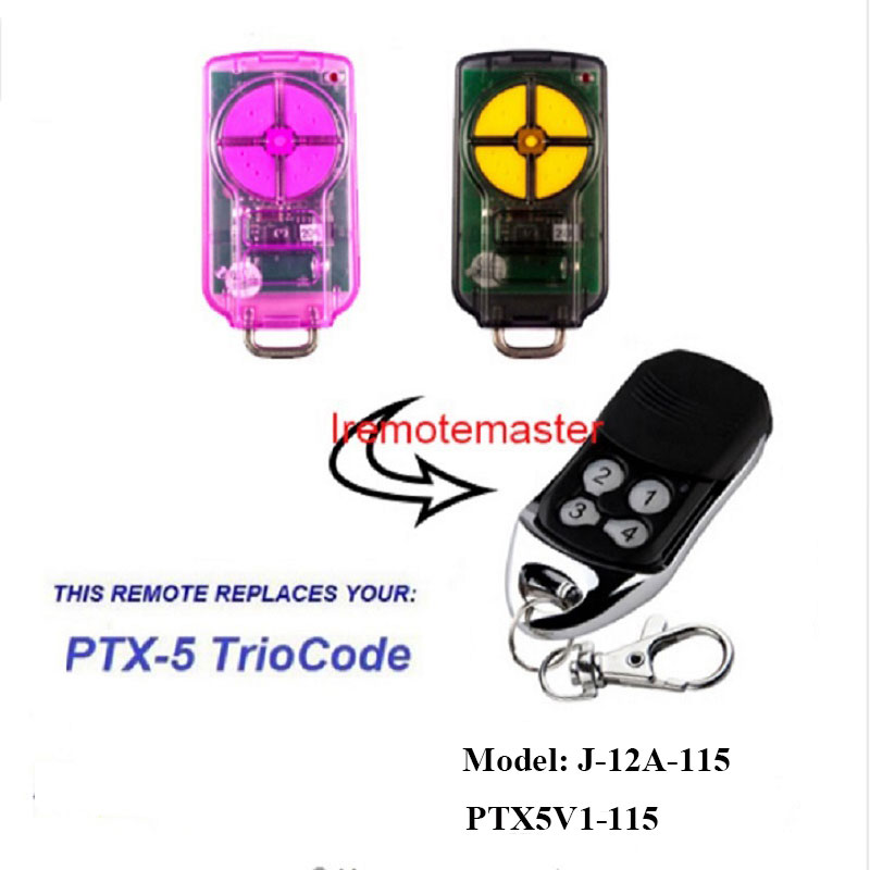 Барои PTX5 V1 TrioCode Gate Иваз кардани дари дурдасти рамзи Rolling 433.92MHz